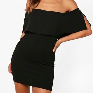 Petite Kelly Bardot Strapless Bodycon Dress
